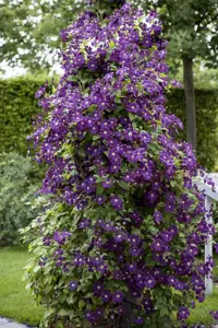 Clematis 'Polish Spirit' - 2 Ltr, 3 canes - image 5